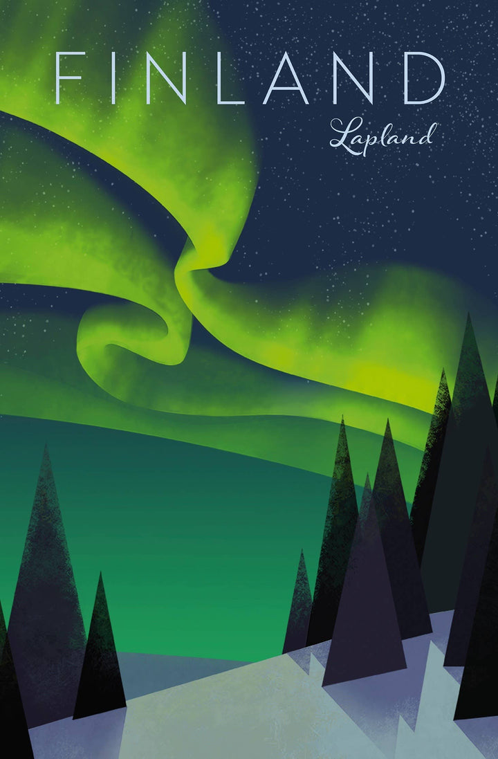 Home of the Northern Lights by Hillebrant, Postcard