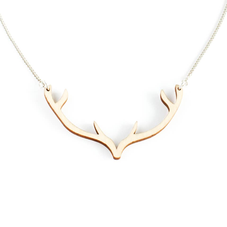 Antler Swing Pendant / Birch