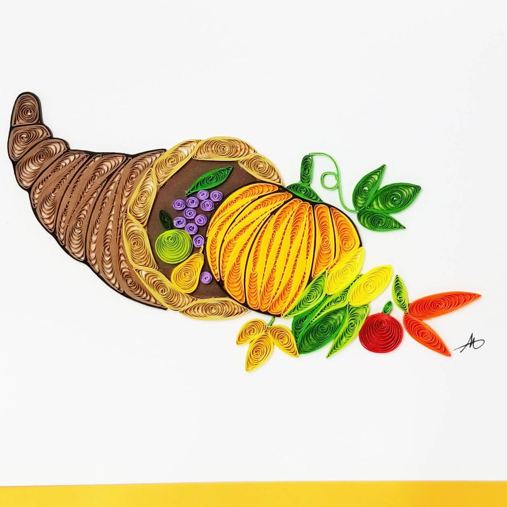 Cornucopia - Hand Rolled Card