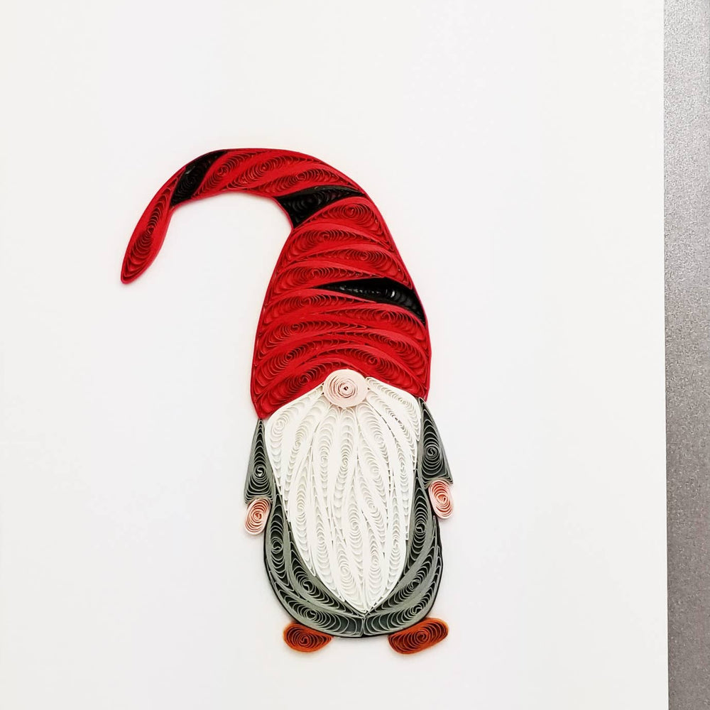 
                      
                        Gnome with Red Hat - Hand-Rolled Card
                      
                    