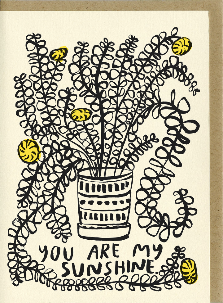 You Are My Sunshine Card