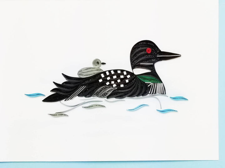 Loon - Hand Rolled Card