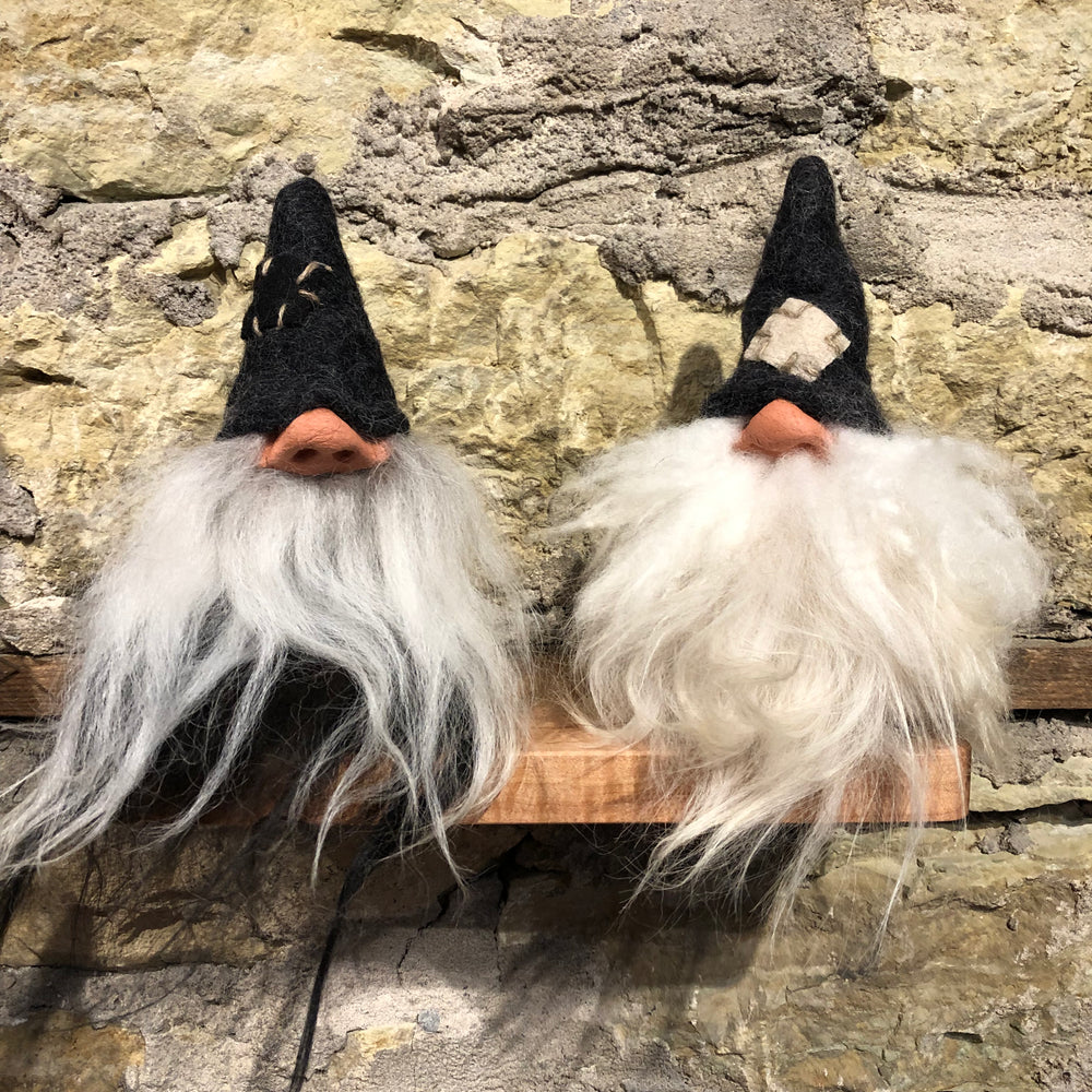 Grey Patchwork Gnome