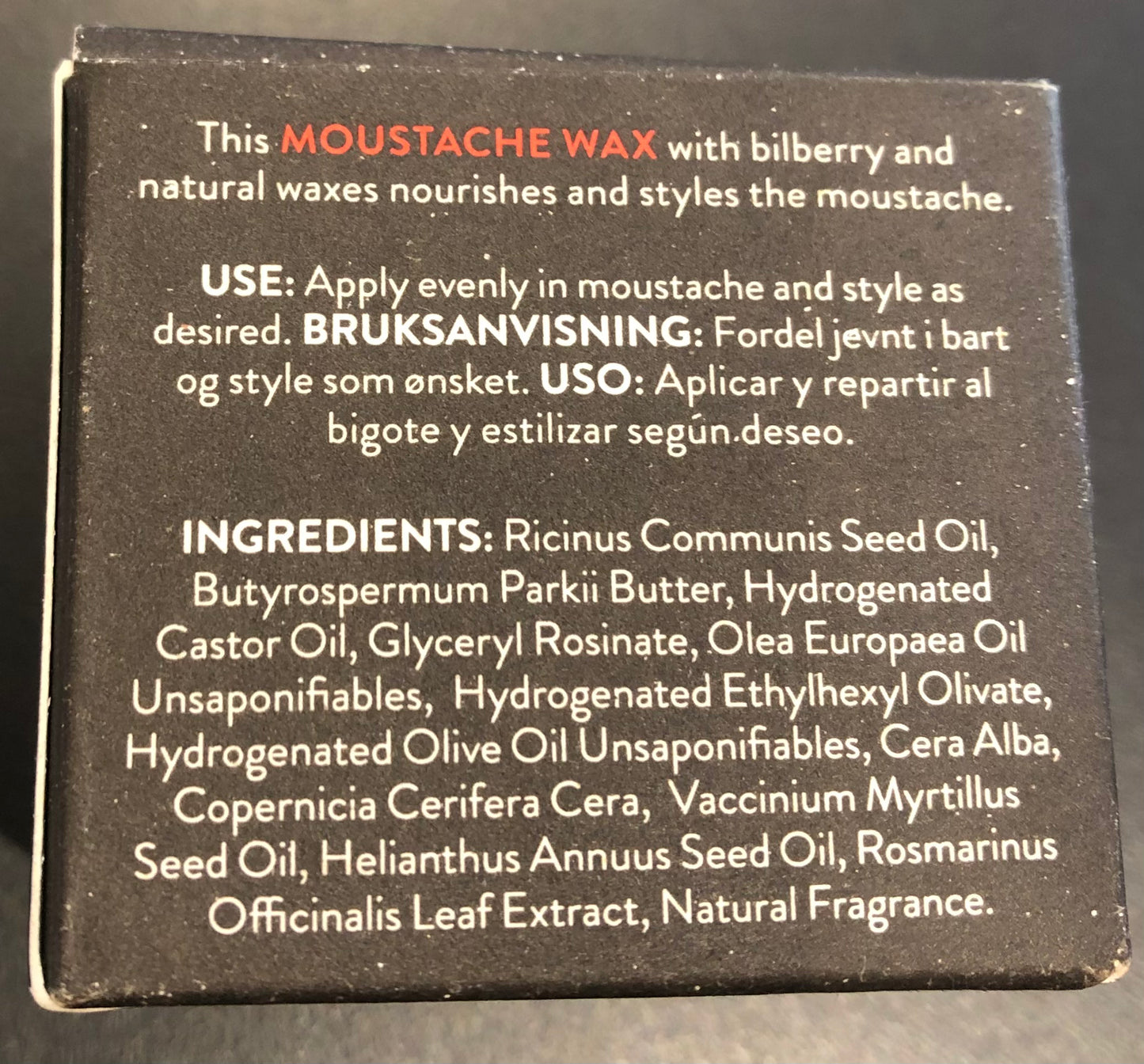 Nordic Masculinity Mustache Wax