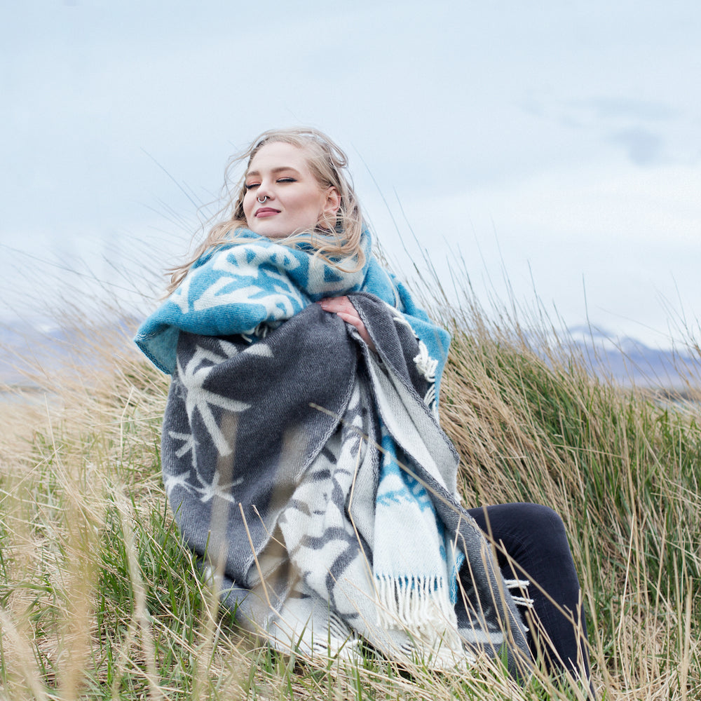 
                      
                        Alrún Icelandic Nordic Wool Blanket
                      
                    
