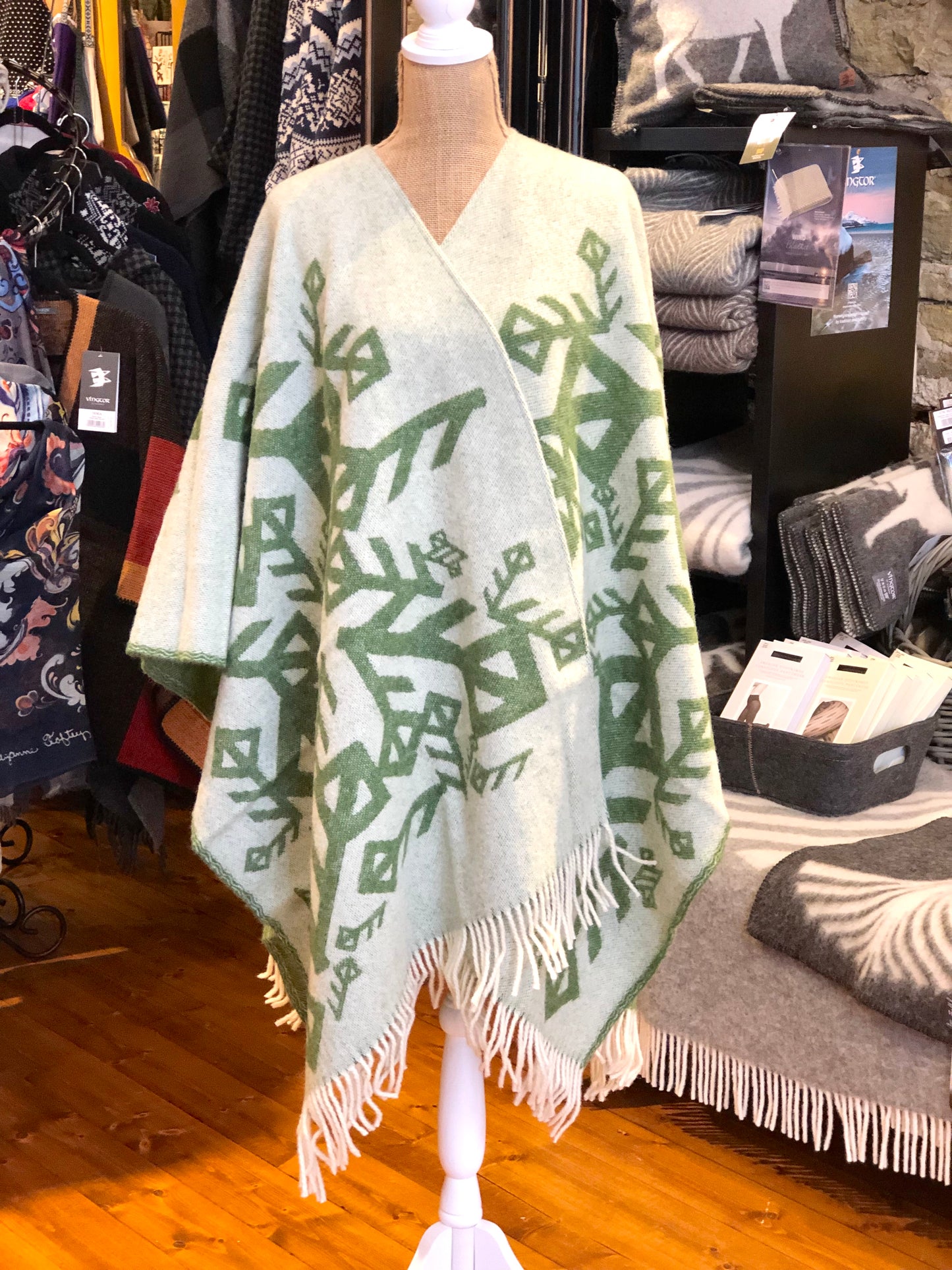 Alrún Icelandic Runic Wool Cape
