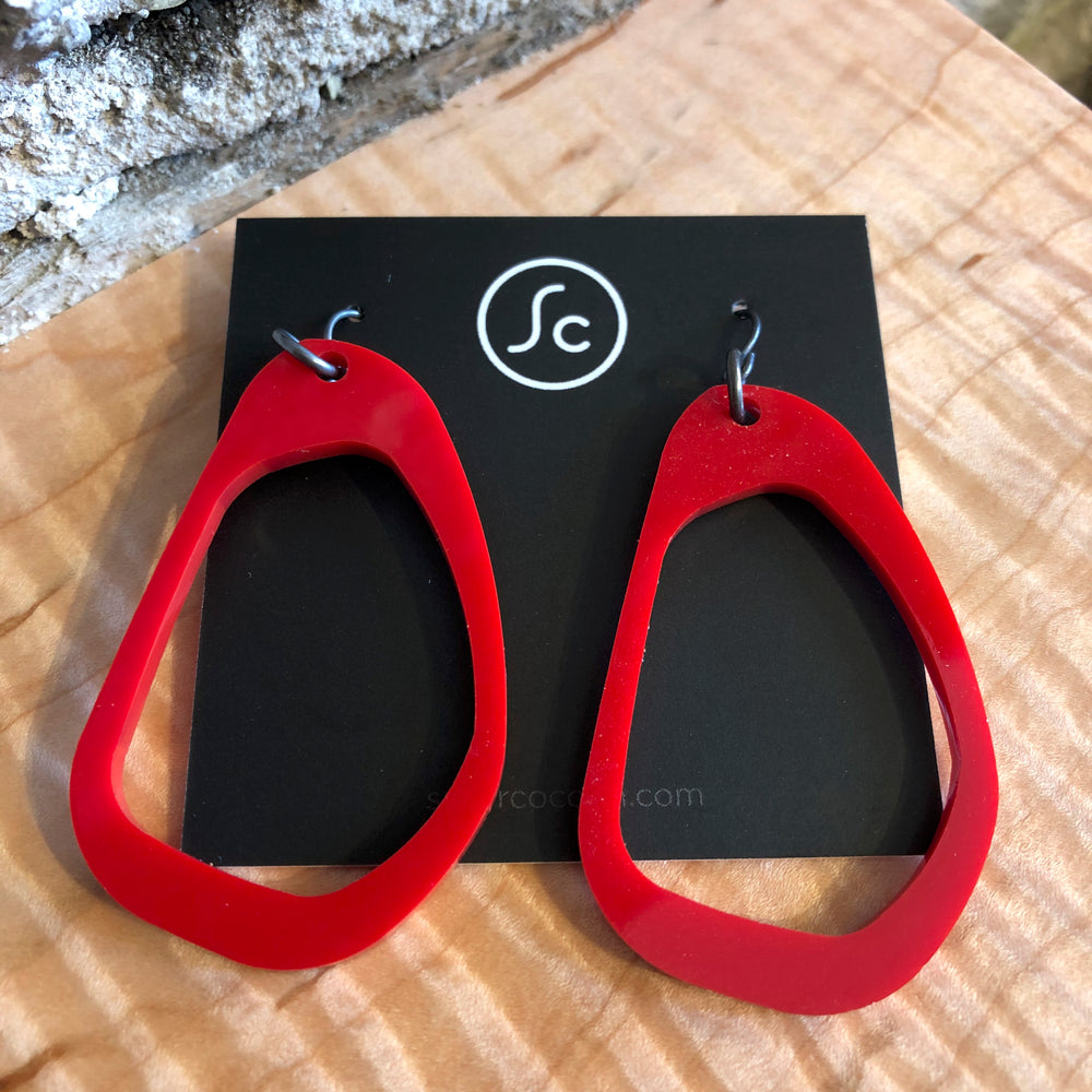
                      
                        Pod Earrings ~ Red
                      
                    