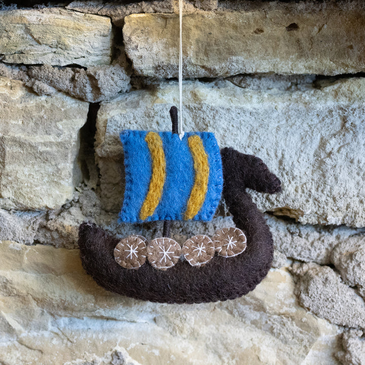 Felt Viking Ship