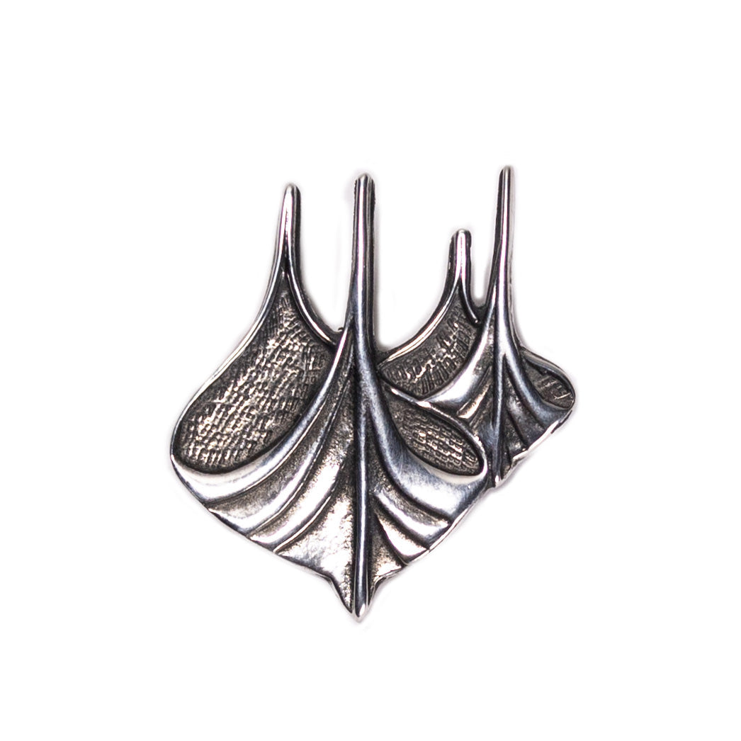 2 Viking Ships Pewter Pin