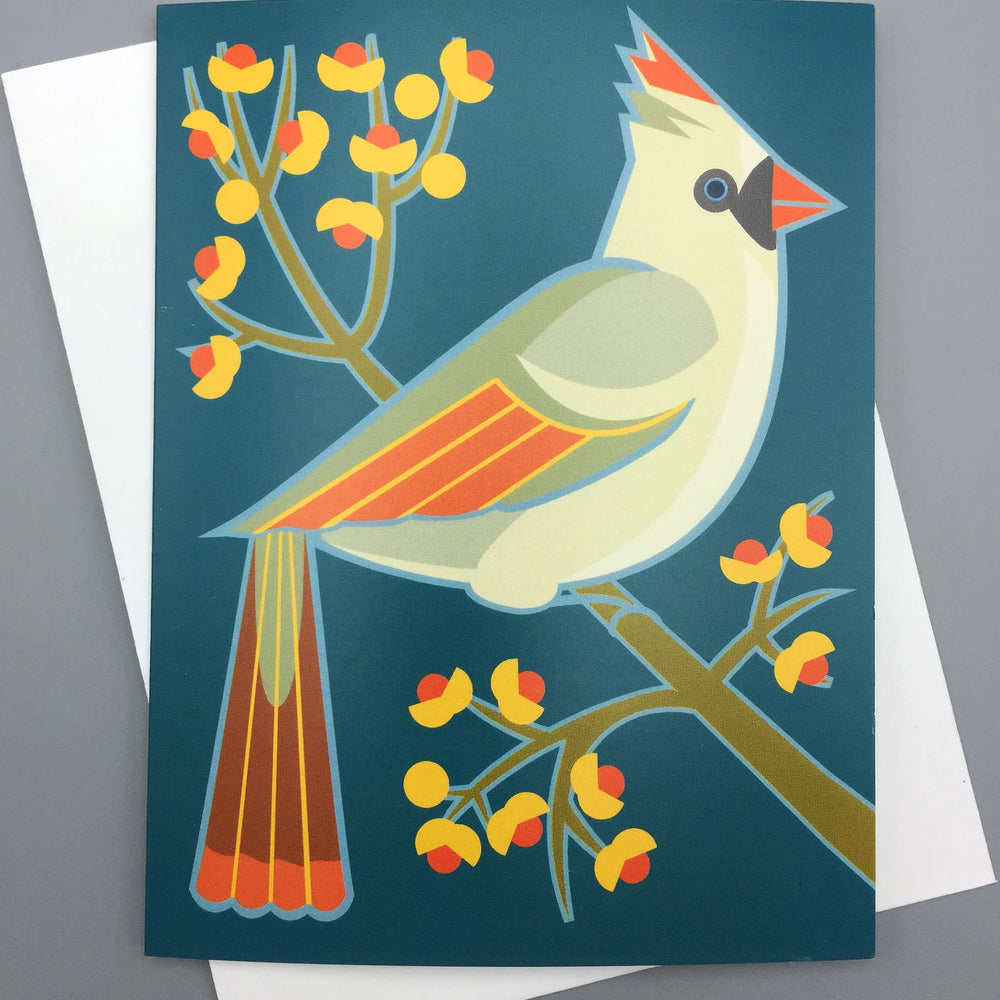 Bittersweet Cardinal Card