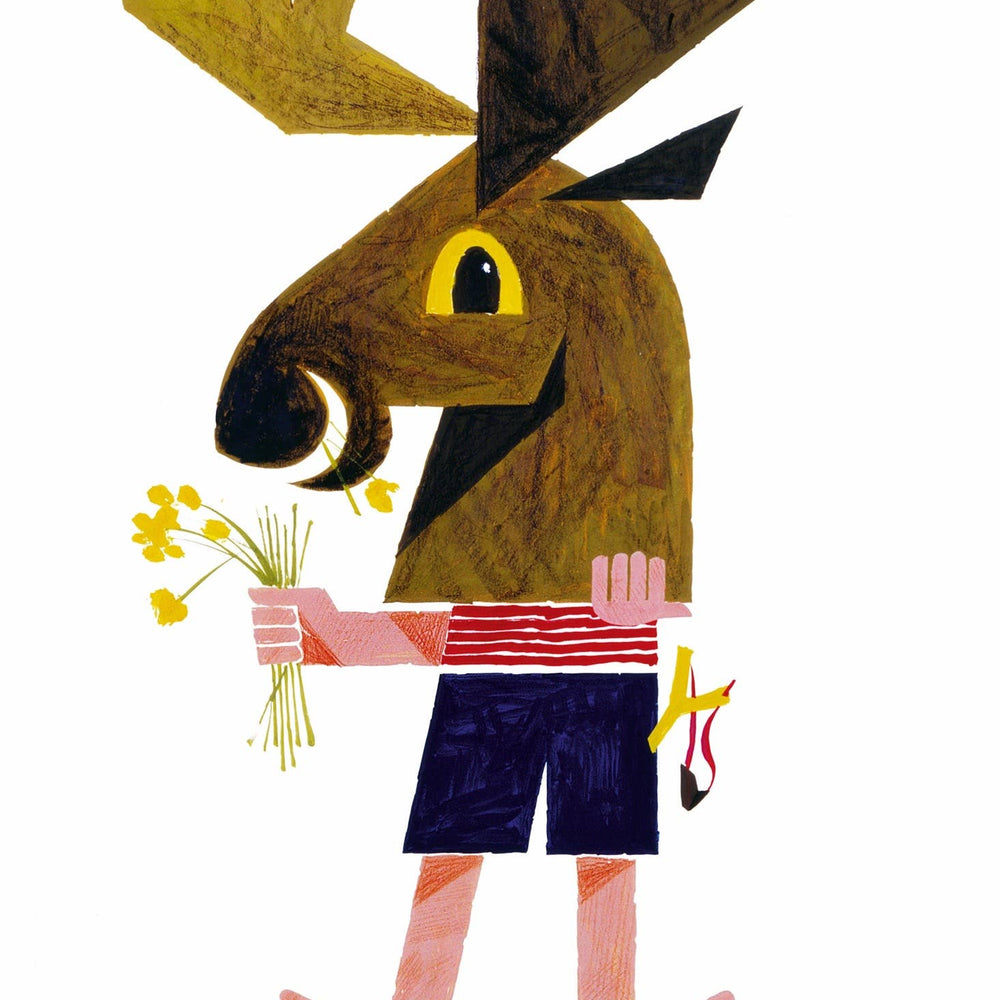 The Moose by Erik Bruun, Postcard