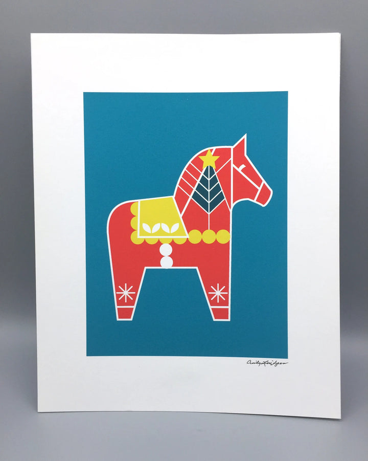 Dala Horse Art Print