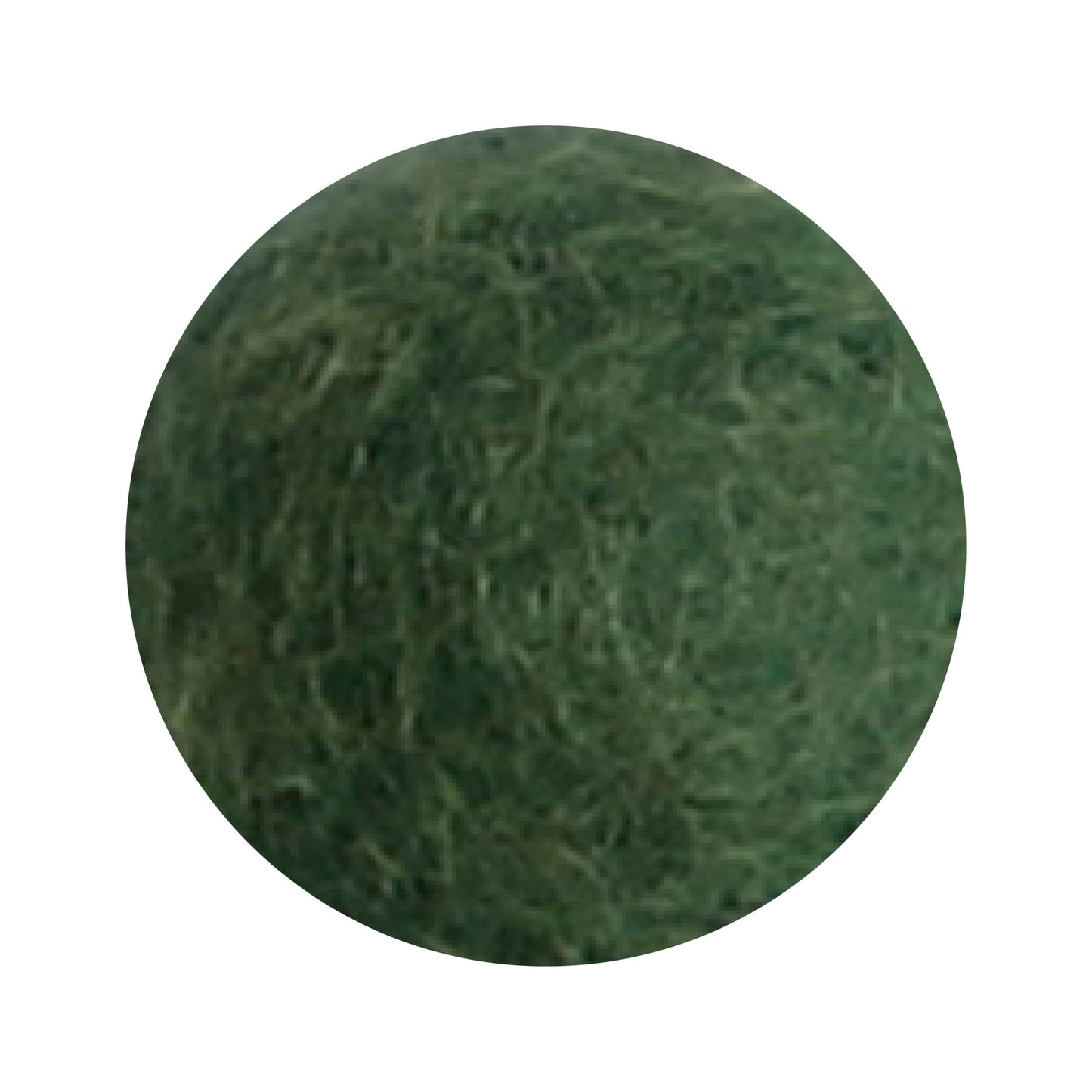 Hand Felted Dark Green Flower