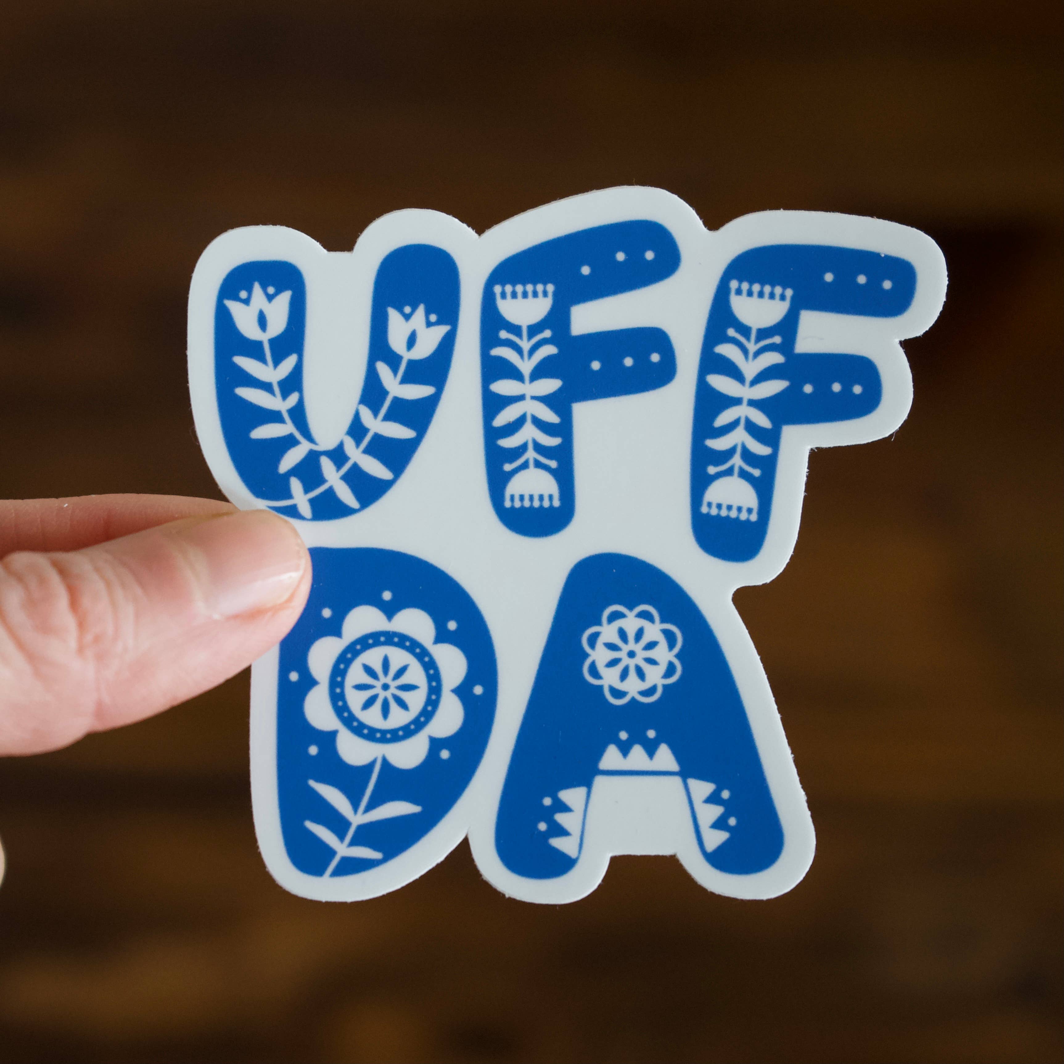 Uff Da Scandinavian Sticker – Scandihoo