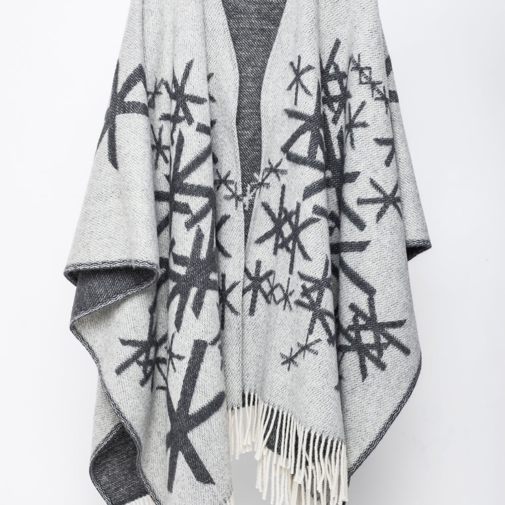 Alrún Icelandic Runic Wool Cape