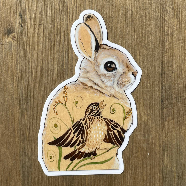 Brown Rabbit Sticker