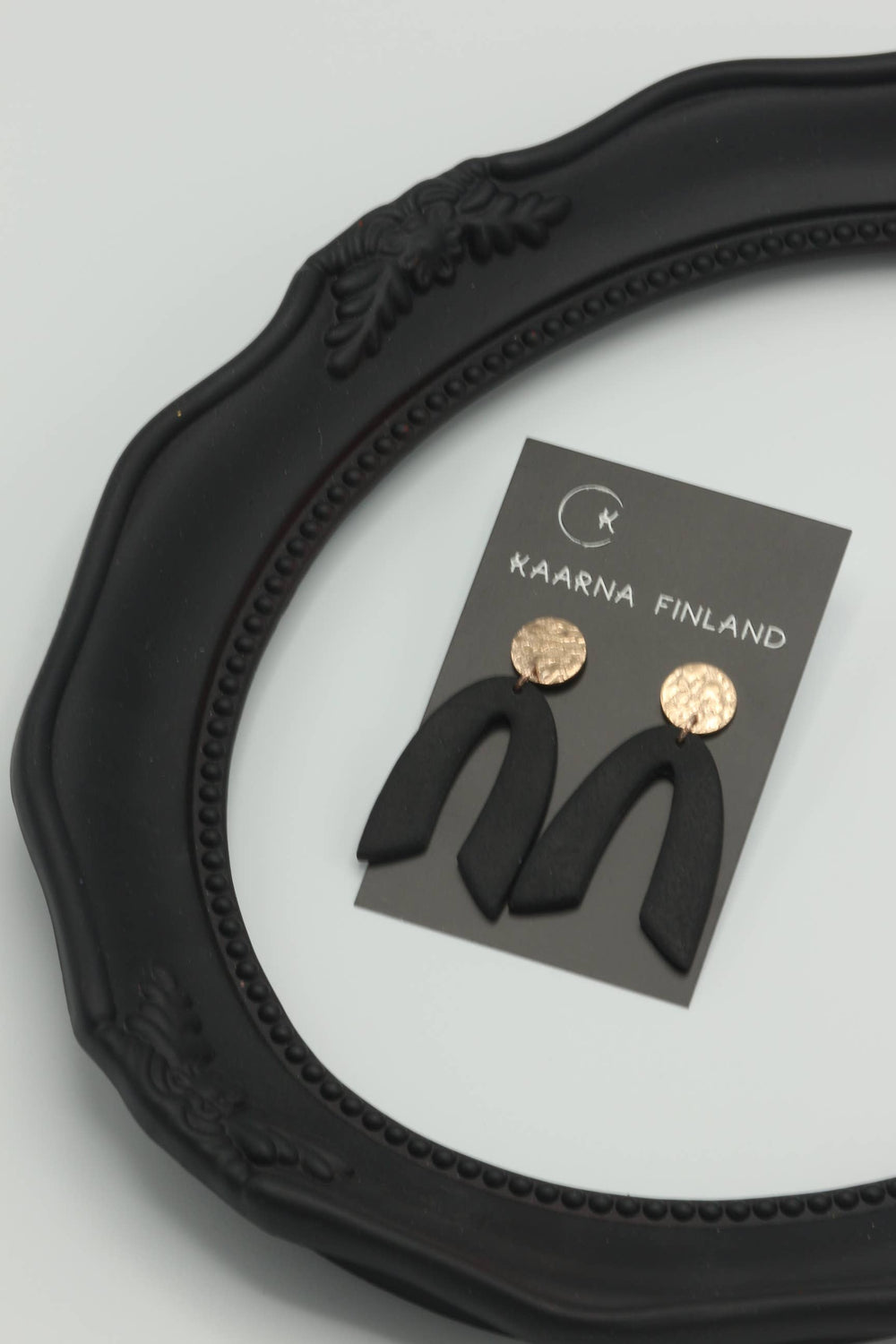 Black Modern Earrings