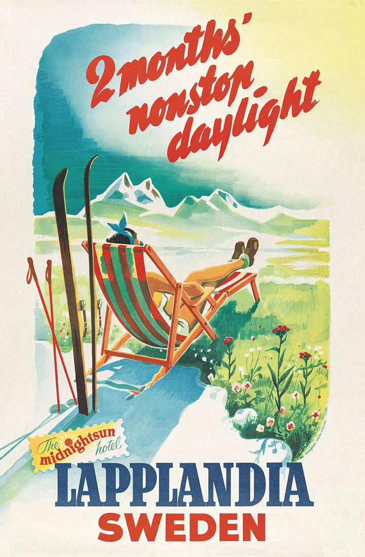 Lapplandia Sunchair, Postcard
