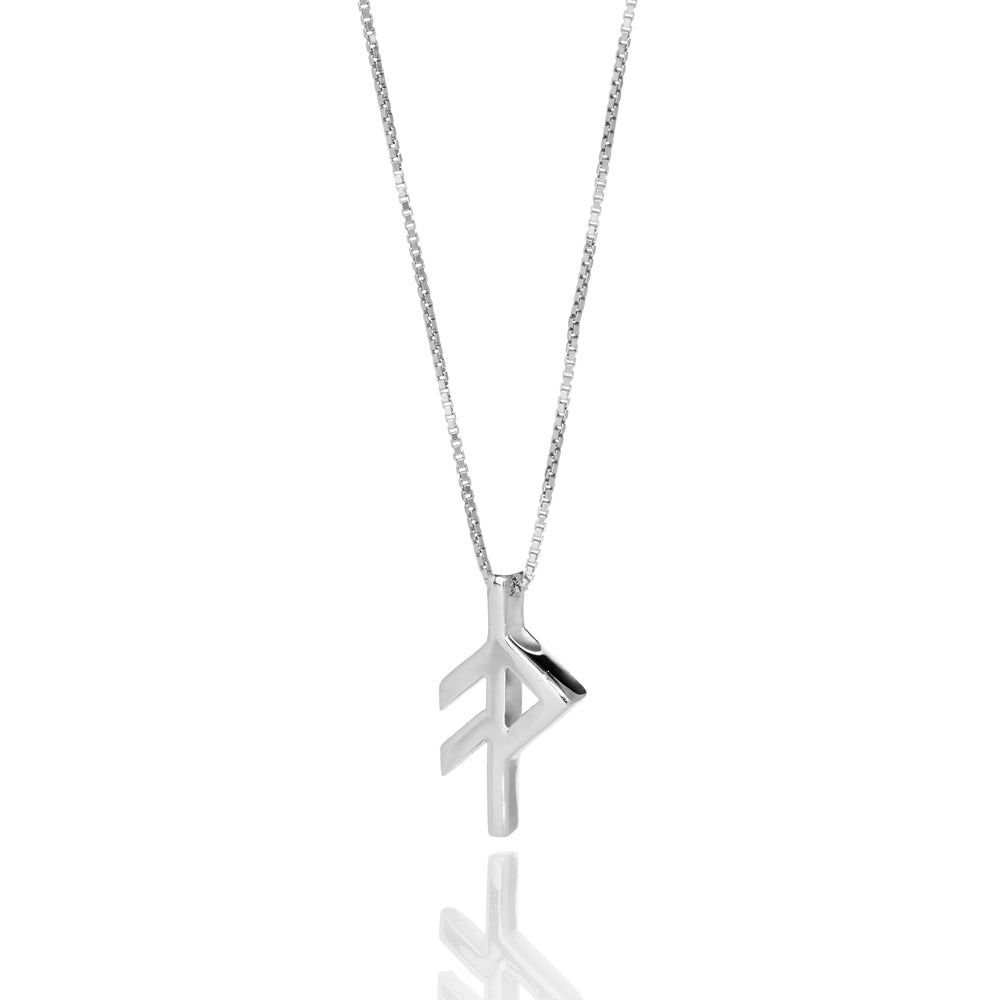 
                      
                        Alrún Bindrune Pendant on Chain
                      
                    