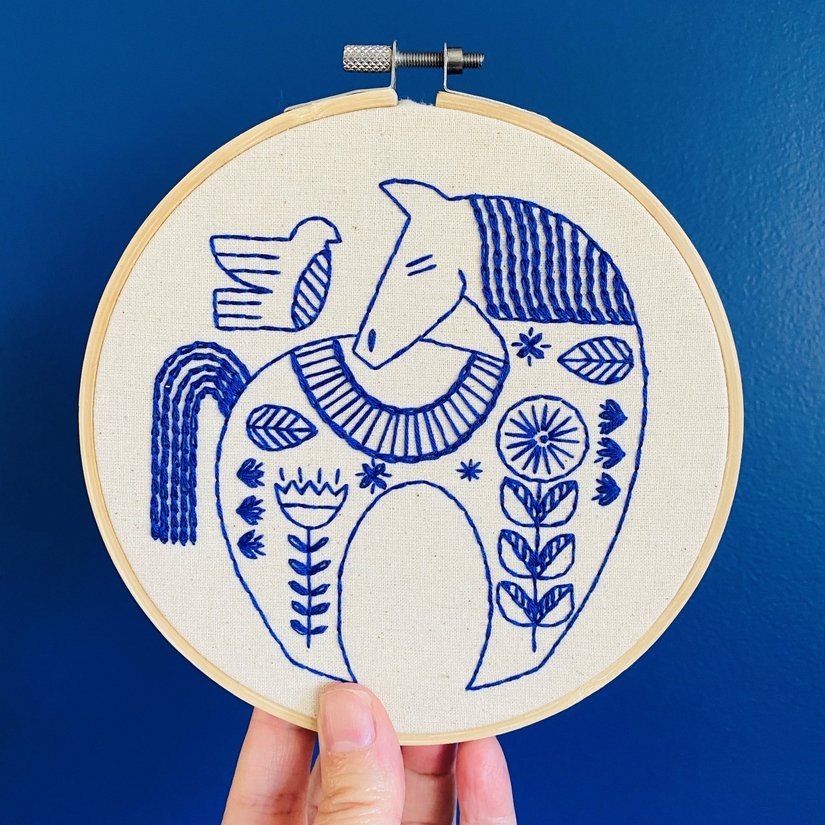 ‘Hygge Horse’ Embroidery Kit