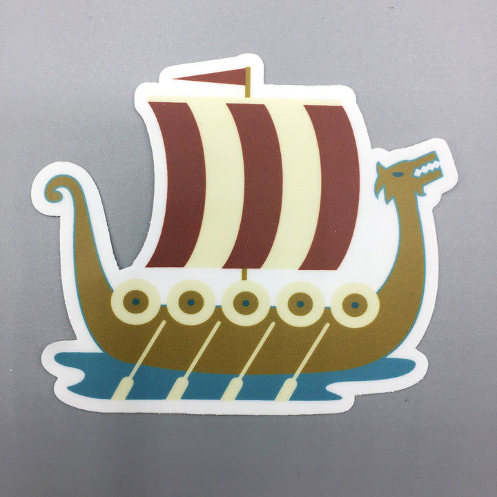 Viking Ship Sticker