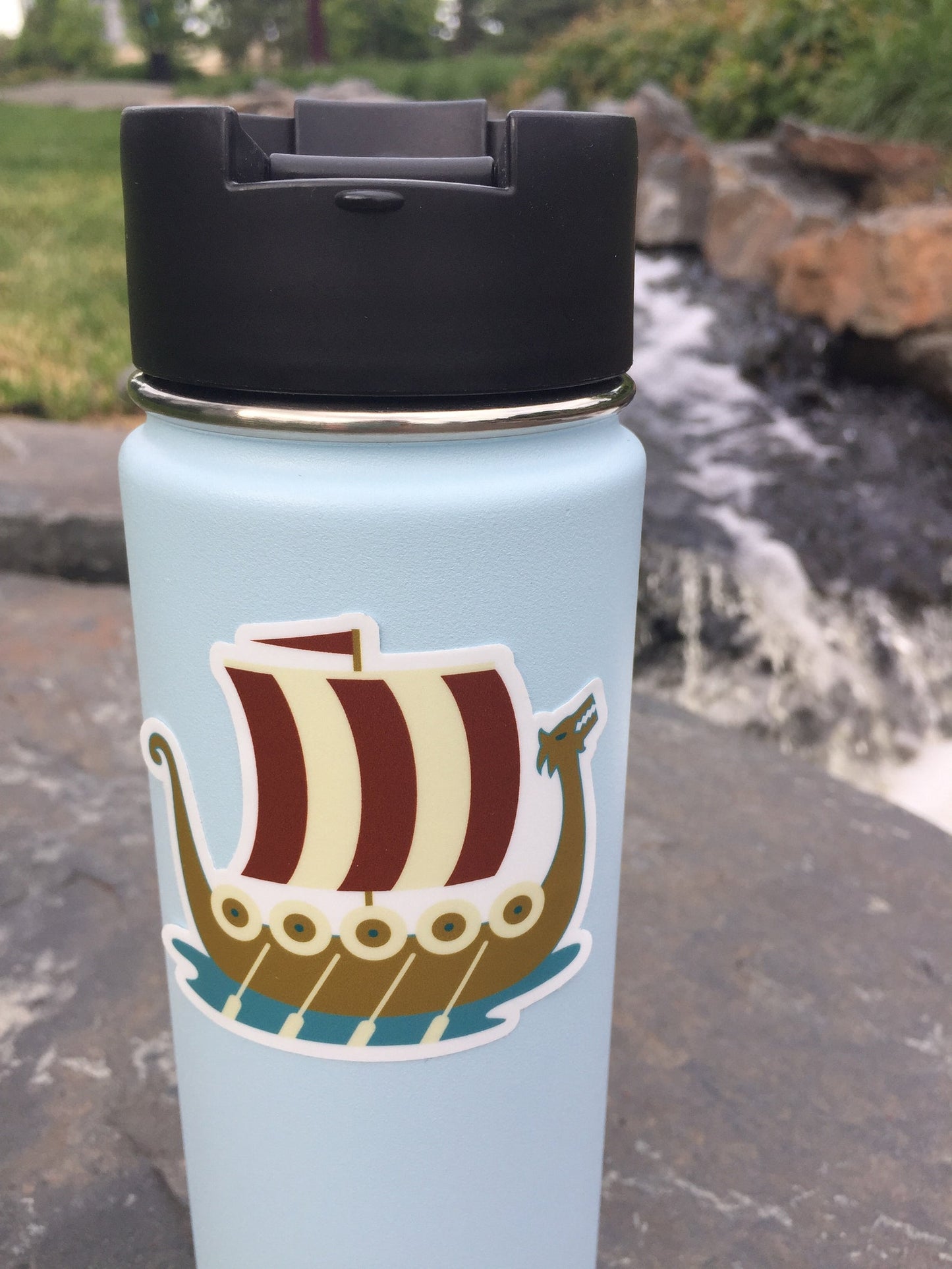 Viking Ship Sticker