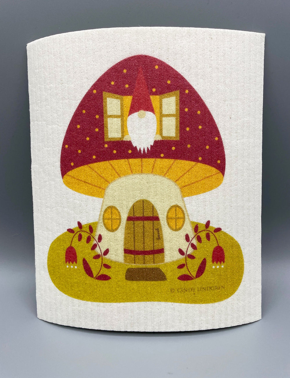 Gnome Home Dishcloth