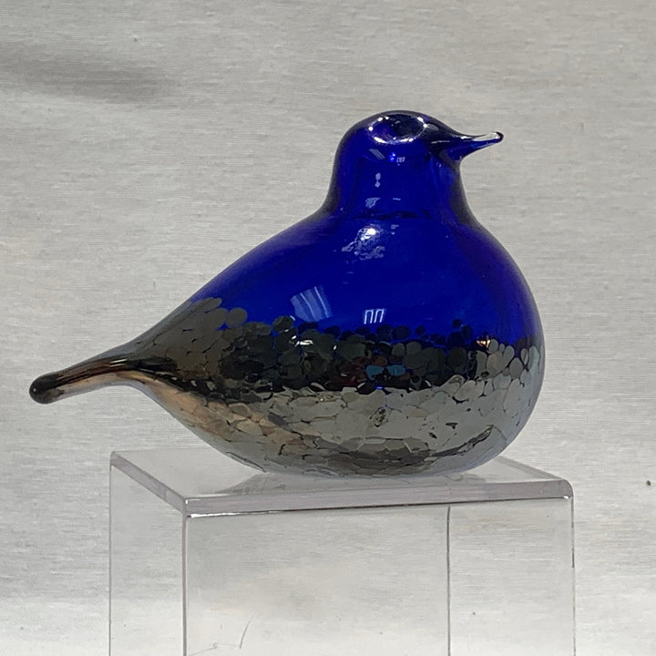 Assorted Bianco Blu Glass Birds