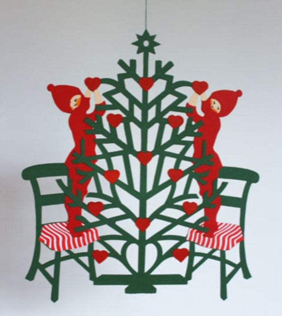 Nisse Decorating Tree Mobile