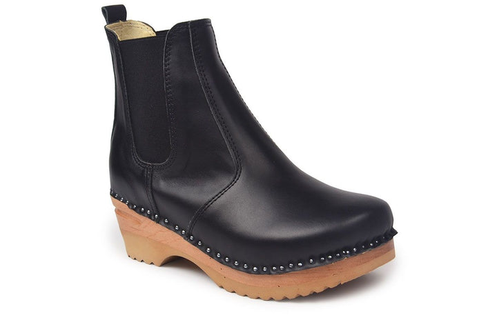 Rockwell Black Clog Boot