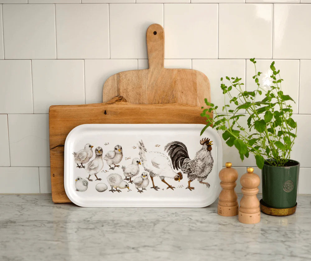 Strolling Chickens - Tray